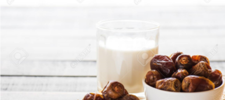 رجيم التمر والحليب في رمضان